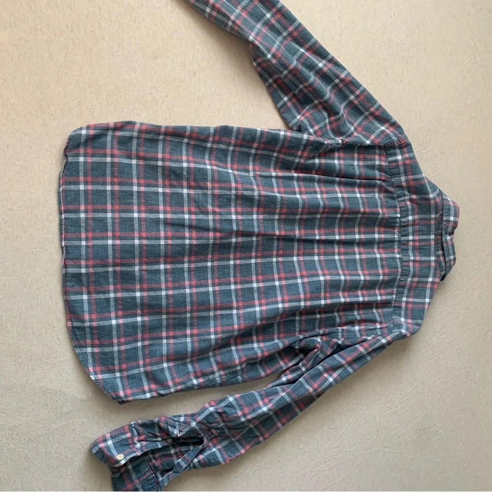 J. Crew Plaid Chambray shirt - Picture 3 of 3